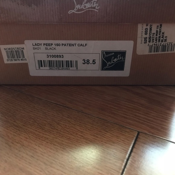 Christian Louboutin Lady Peep 150mm Patent - Picture 3 of 7